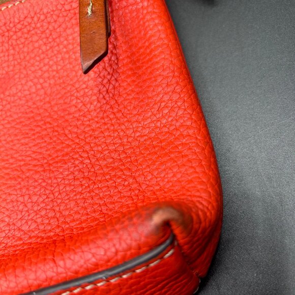Dooney & Bourke Women's Pebble Grain Crossbody Shoulder Bag Leather Salmon - Picture 12 of 16